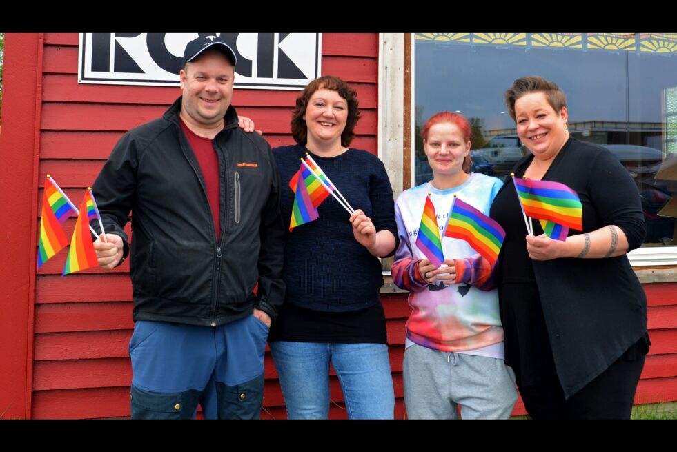 Juli i Porsanger får en skikkelig pangstart med både Midnattsrocken og nå Pride. 3. og 4. juli braker det løs med Pride Porsanger, som er både gratis og åpen for alle.
 Foto: Hannah Persen
