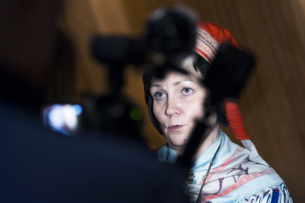 Sametingsrepresentant Aili Keskitalo (NSR).
 Foto: Frøydis Falch Urbye