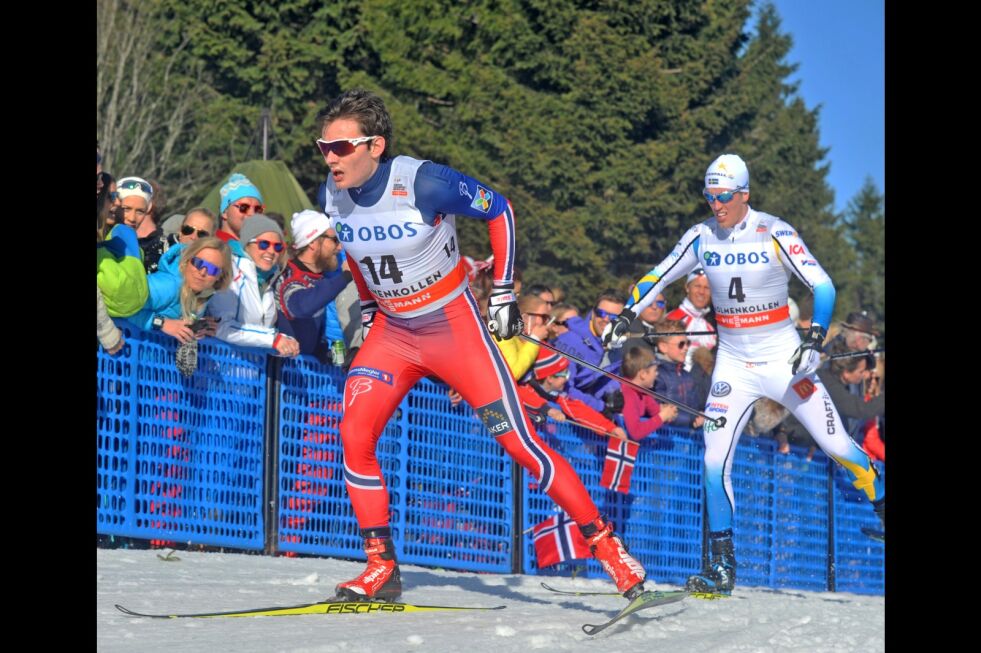 Finn Hågen Krogh  er tilbake etter sykdom. Bildet er fra 5-mila i Holmenkollen tidligere i mars.
 Foto: Erik Brenli (arkiv)