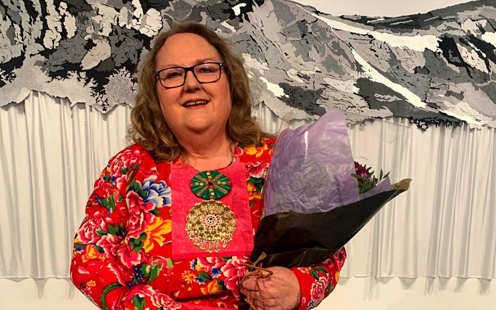 Multikunstneren Hilde Skancke Pedersen har sin første separatutstilling på SOFT i Oslo. Utstillingen har fått navnet: «Ellojuvvon eallin – Levd liv».
 Foto: Dáiddadállu