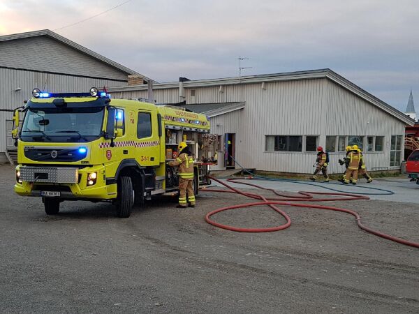 Full utrykning etter branntilløp