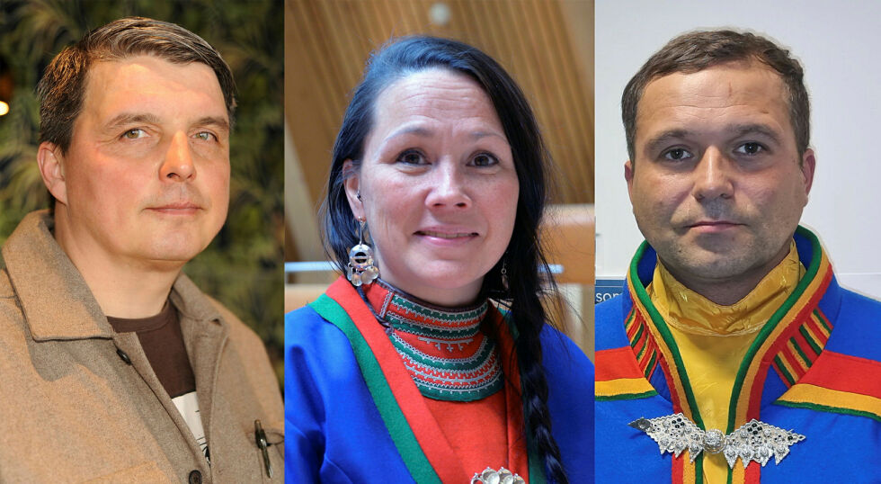 Her er Sametingets nye mannskap i reindriftsstyret. Anders Johansen Eira, Ellinor Marita Jåma og Peder Ingar Buljo. Eira er også kjent fra stiftelsen Protect Sápmi. Jåma er kjent som tidligere leder i NRL, sametingsråd og sametingsrepresentant. Buljo er leder i Kanstadbotn/Vestre Hinnøy reinbeitedistrikt og har nylig vunnet i retten en tvist om reinbeiterett i Austre Vågan.
Foto: Rita Heitmann/Steinar Solaas