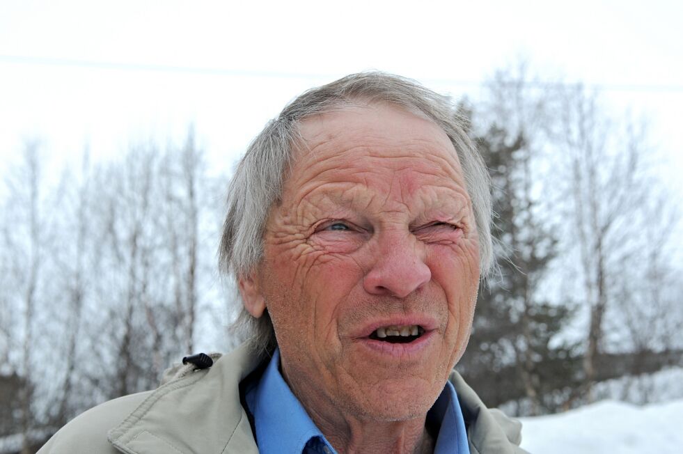 Helge Borud har hatt gleden av å observere ulv flere ganger.
 Foto: Stein T Svala