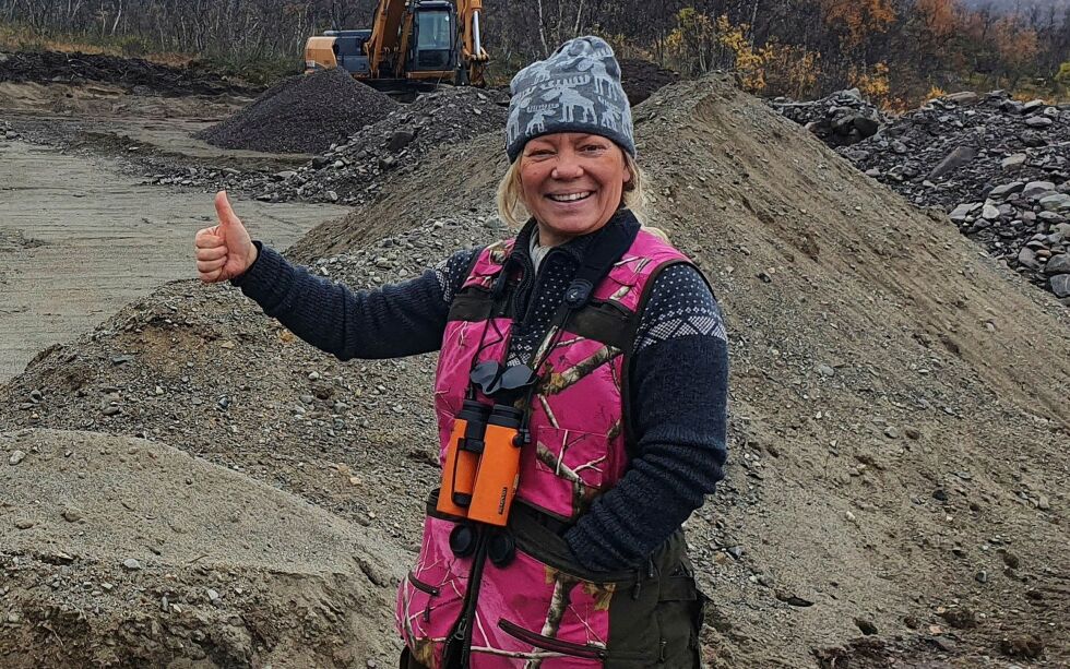 Ellen Kristina Saba (H) lanserte på siste kommunestyremøte et forslag om at hovedutvalg for utmark og næring i Tana  (HUN) bør kunne søke FeFo om ekstra dyr på elgkvota når bestanden tillater det. Forslaget falt, men de vil jobbe videre med saken. Foto: Tom Hardy
 Foto: Tom Hardy