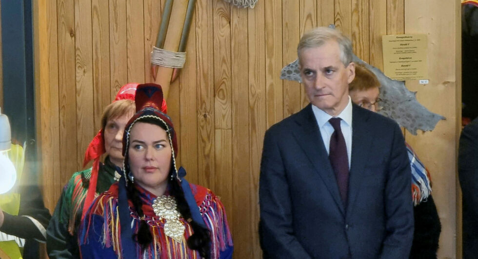 Statsminister Jonas Gahr Støre (Ap) besøkte Sametinget 9. mars, og hadde blant annet møte med sametingspresident Silje Karine Muotka (NSR).
Foto: Steinar Solaas