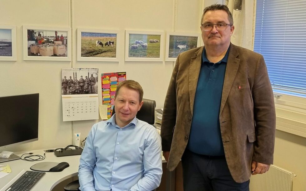 Ordfører Knut Store (til høyre) er godt fornøyd med søkermassen som er kommet inn når man skal finne erstatteren etter Olaf Trosten.
FOTO: TORBJØRN ITTELIN