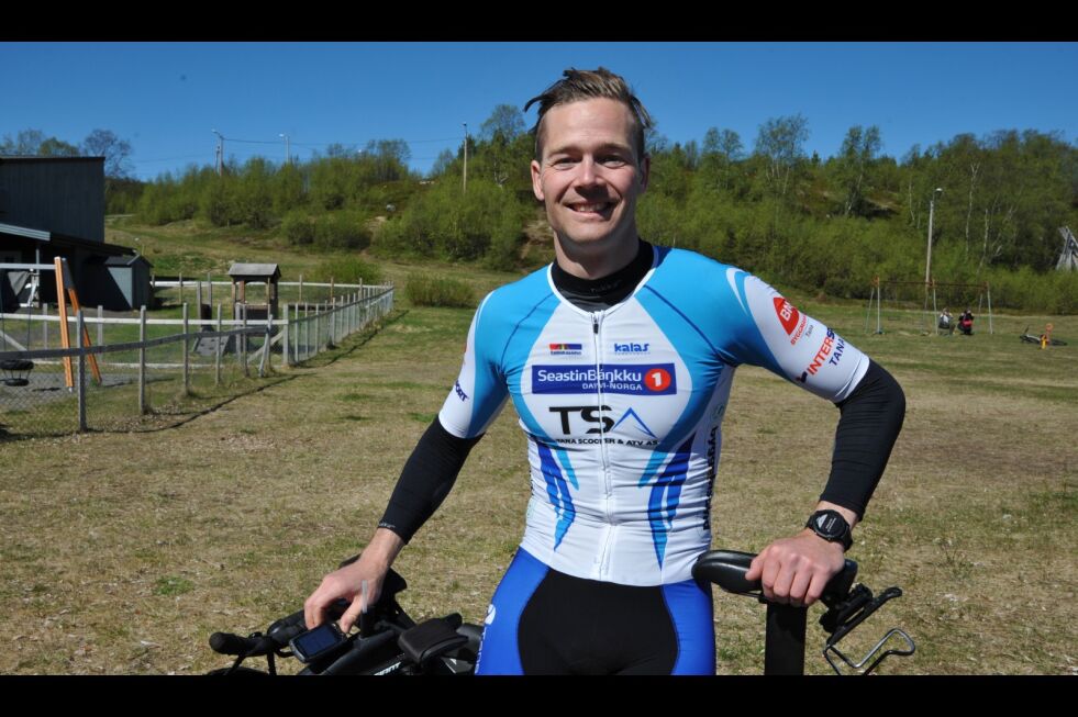 DOBBELTVINNER: Erlend Skippervik Sætre vant både fellesstarten og temporittet under Polaris Grand Prix i helgen.
 Foto: Erik Brenli
