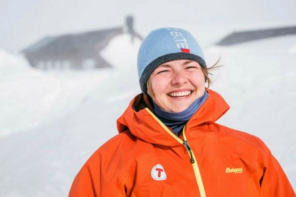 Anna Nes, leder i DNT ung. Bildet tatt i påsken.
 Foto: Marius Dalseg