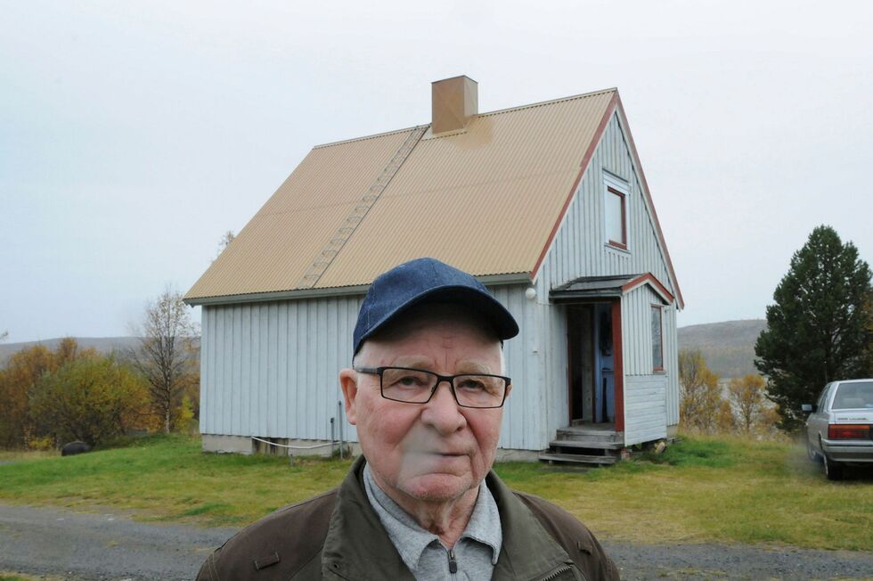Hans Josefsen fra Munkefjord/Uvduvuonna mener at Girkonjárga med G og ikke K er riktig.
 Foto: Hallgeir Henriksen