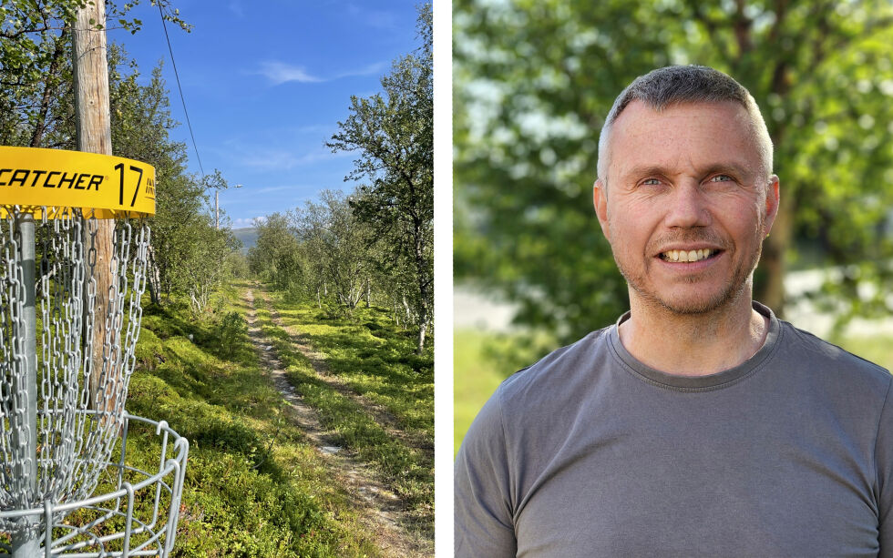 – Dette er en aktivitet som ikke krever at man investerer mye penger i dyrt utstyr. Det eneste man trenger er disker, sier Lars Johansen.
 Foto: Lars Johansen og Jan Henrik Hætta