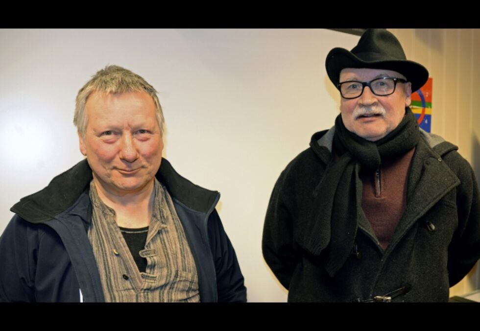 Geir Elvebakk og Olav Andersen tilhører samme samiske befolkning, men bor i hver sin kommune og hvert sitt fylke. Historiene de forteller fra skolemiljø er like.
 Foto: Steinar Solaas