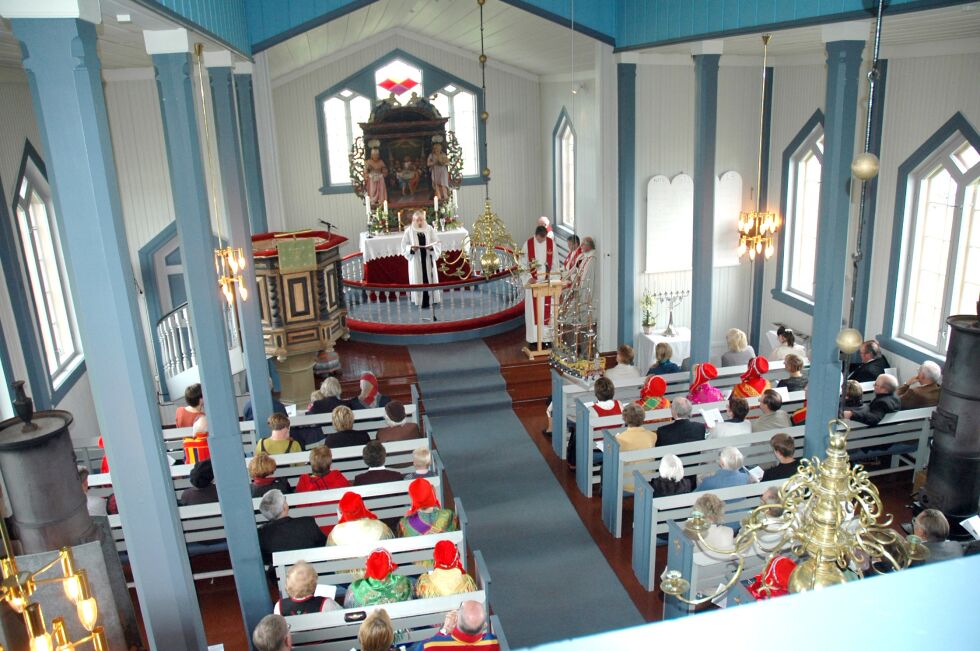 Illustrasjonsbilde viser Nesseby kirke.
 Foto: Tom Hardy (Arkiv)