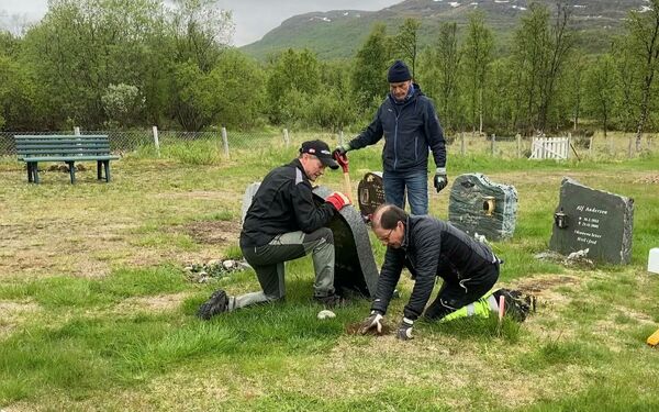 Vellykket dugnad for mannfolkene