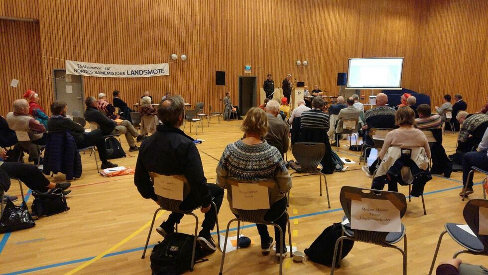 Vei­en vid­ere for Nor­ges Sam­emi­sjons ble drøf­tet på lands­mø­te i Alta i hel­ga. Alle foto: Kristine Nystad