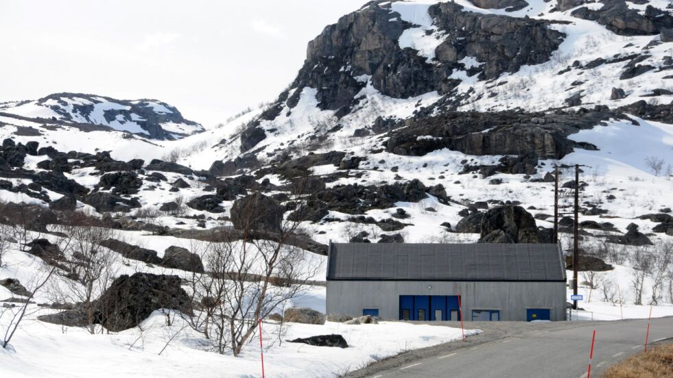 Kraftstasjonen som produserer kraft fra Valvannet.
 Foto: Hallgeir Henriksen
