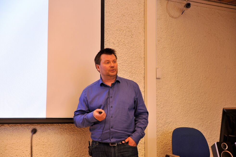 Rune Aslaksen i LBT mener forskningen er for ensidig og ikke tar for seg forskning på predatorer men låser seg inn på overfiske som en eneste forklaring på nedgangen i fisket.
 Foto: Erik Brenli