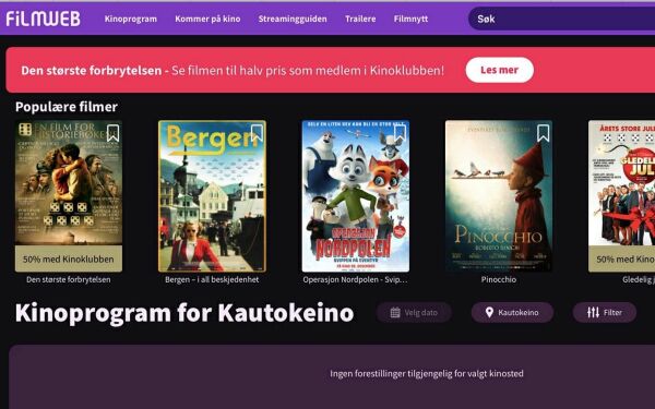 Være eller ikke være for kinoen i Kautokeino