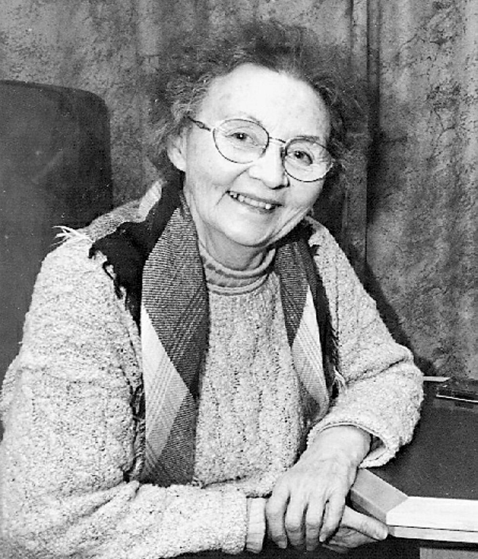 Anna Jacobsen født Kappfjell (1924–2004) – ville fylt 100 år til høsten.
 Foto: Ságat