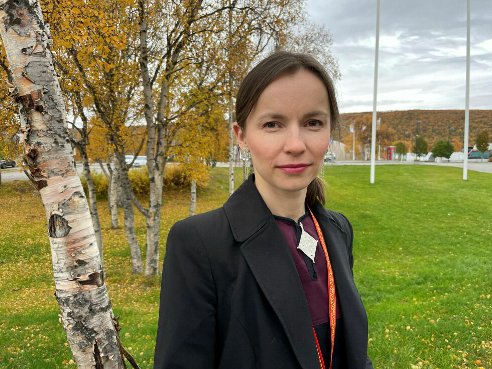 Sjef for Sis- ja Nuorta Finnmárkku diggegoddi/Indre og Østre Finnmark tingrett, sorenskriver Inger Eline Eriksen Fjellgren.
 Foto: Birgitte Wisur Olsen
