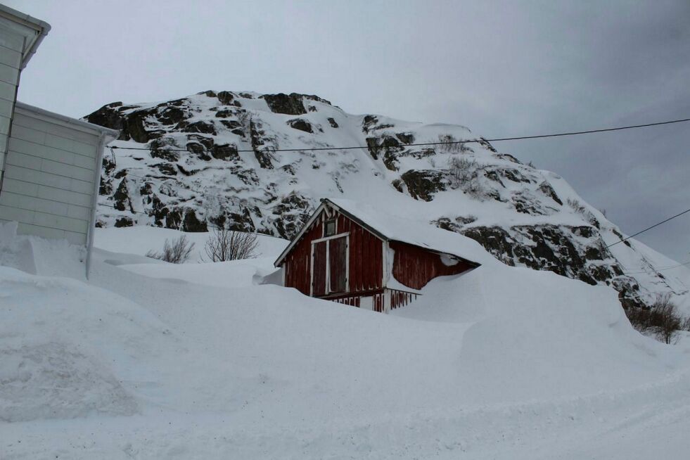 Etter siste snestorm.
 Foto: Randi Irene Losoa