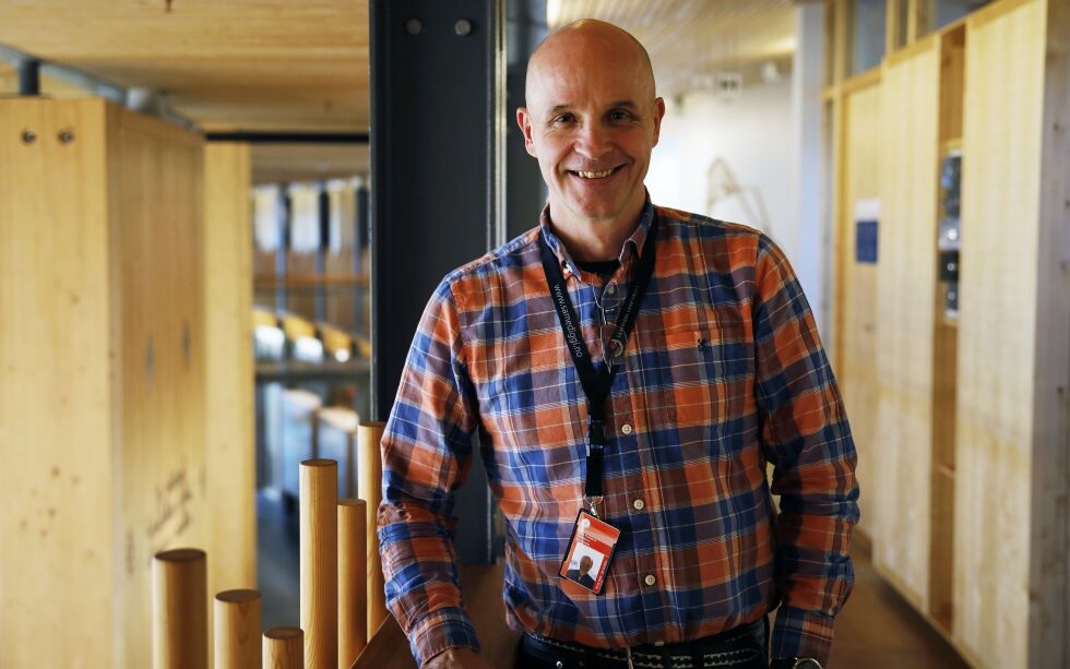 Avtroppende sametingsdirektør Rune Fjellheim forteller om Sametingets erfaringer under samarbeidet med Walt Disney Animation Studios. – Dette har vært den første opplevelsen i en så stor kommersiell sammenheng, så det er mye å lære om det, sier han.
 Foto: June Helén Bjørnback