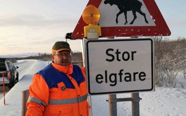 Mener nye skilt reduserer elgpåkjørsler