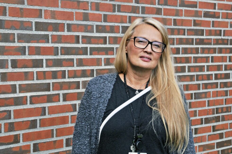 Universitetslektor Inger Anne Gaup kan stolt fortelle at det nå for første gang undervises i samisk for lærere som tar lektorutdanning ved Norges arktiske universitet.
 Foto: Rita Heitmann