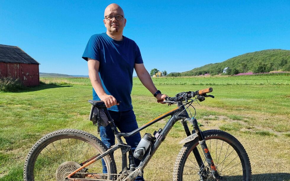 Det ble en dramatisk sykkeltur for Charles Petterson sist søndag. Selv husker han ingenting, verken fra turen eller timene før og etter.
 Foto: Torbjørn Ittelin