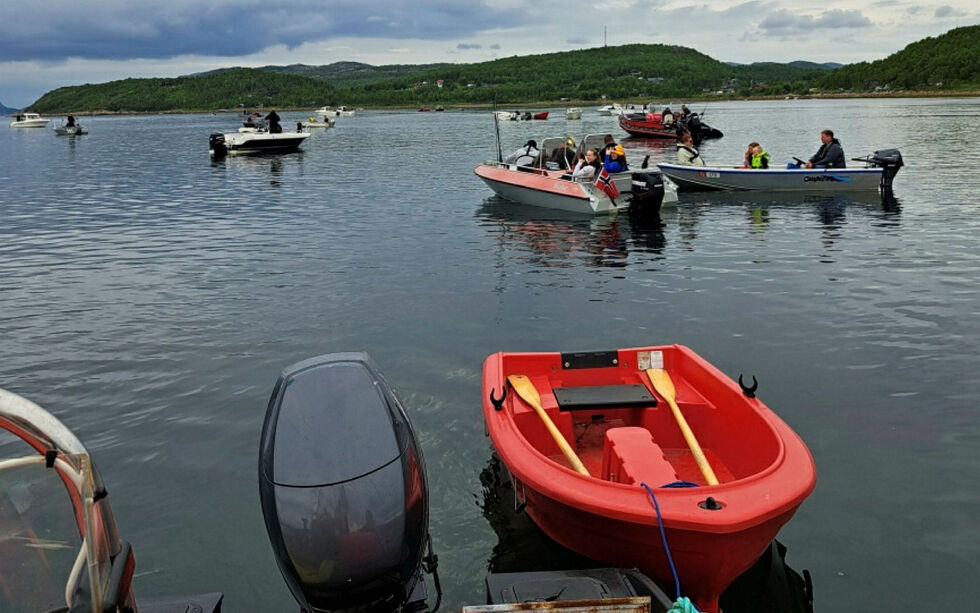 Det ble en lørdag med masse liv på fjorden, fine premier og fornøyde fiskere.
 Foto: Privat