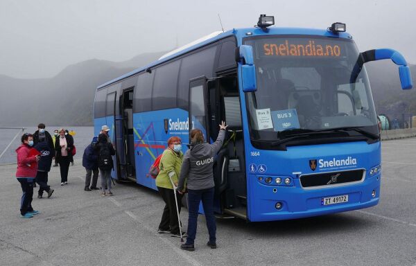 Flest turister i august