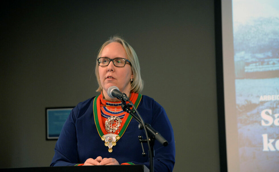 Inga-Lill Sundset. I forbindelse med regjeringsskiftet i 2021 foreslo Arbeiderpartiet henne til jobben som statssekretær for samiske saker. Nancy Porsanger Anti fra Senterpartiet ble valgt.
 Foto: Steinar Solaas