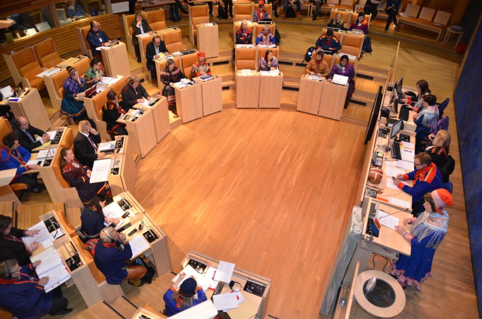 Plenumssalen, det politiske verkstedet
 Foto: Jan Roger Østby/Sametinget