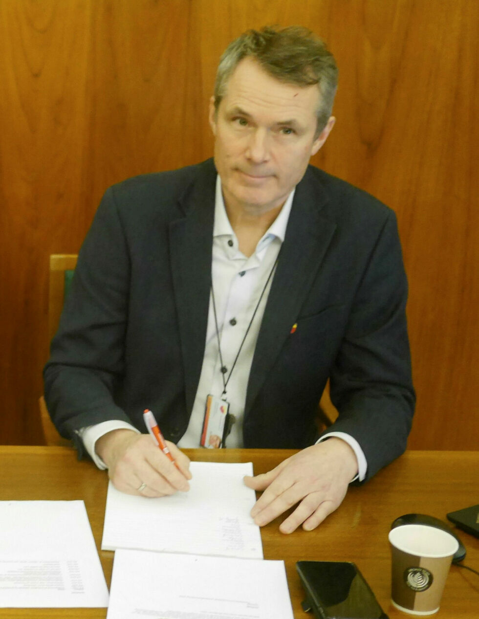 Kommunedirektør Idar Jensen i Nordkapp tilrår at planutvalget i kommunen ikke tar klagen angående billettbua fra Nordkapp Ap og Nordkapp Høyre til følge.
 Foto: Geir Johansen