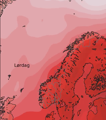 Melder knallvær i helga