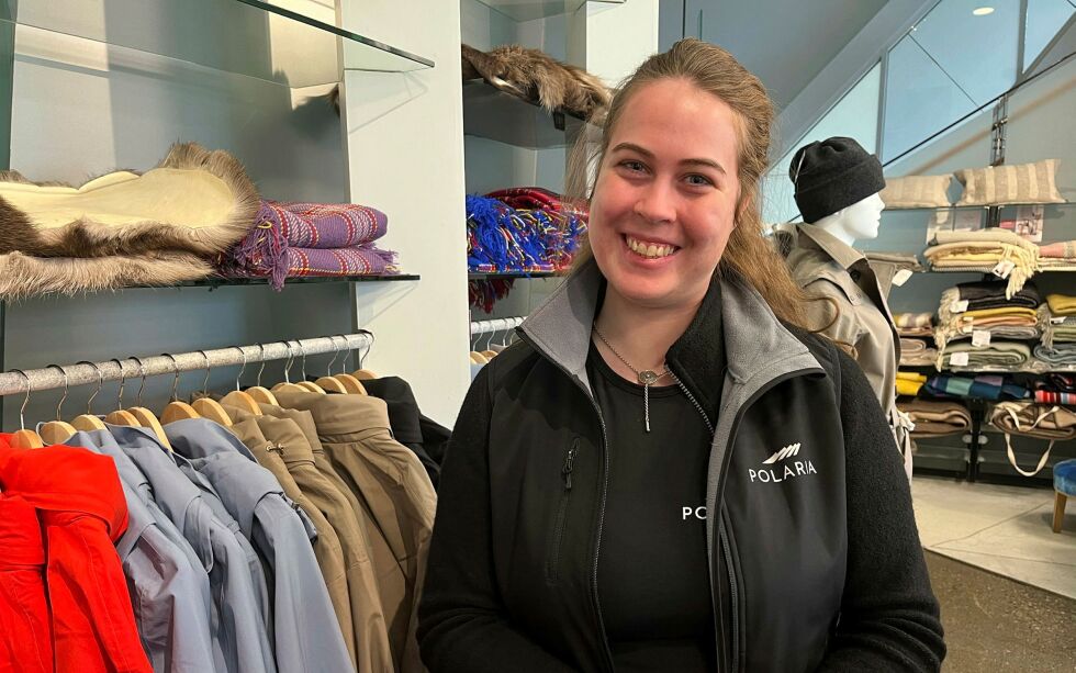 Anne Fau­se er mar­keds- og kom­mu­ni­ka­sjons­an­svar­lig ved Po­la­ria.
 Foto: Elin M. Wersland
