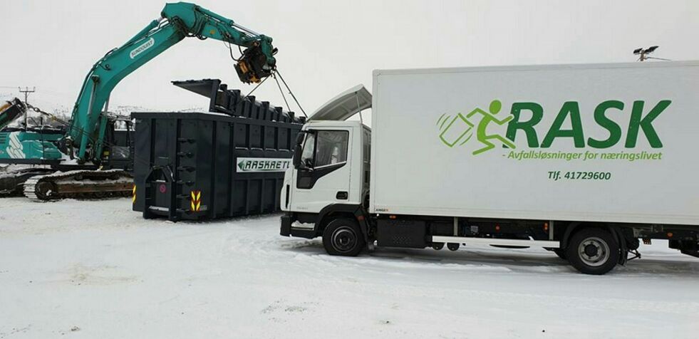 Det nye selskapet RaksRetur etablerer seg i Kirkenes for å konkurrere om næringslivsavfallet i Øst-Finnmark. Foto: RaskRetur