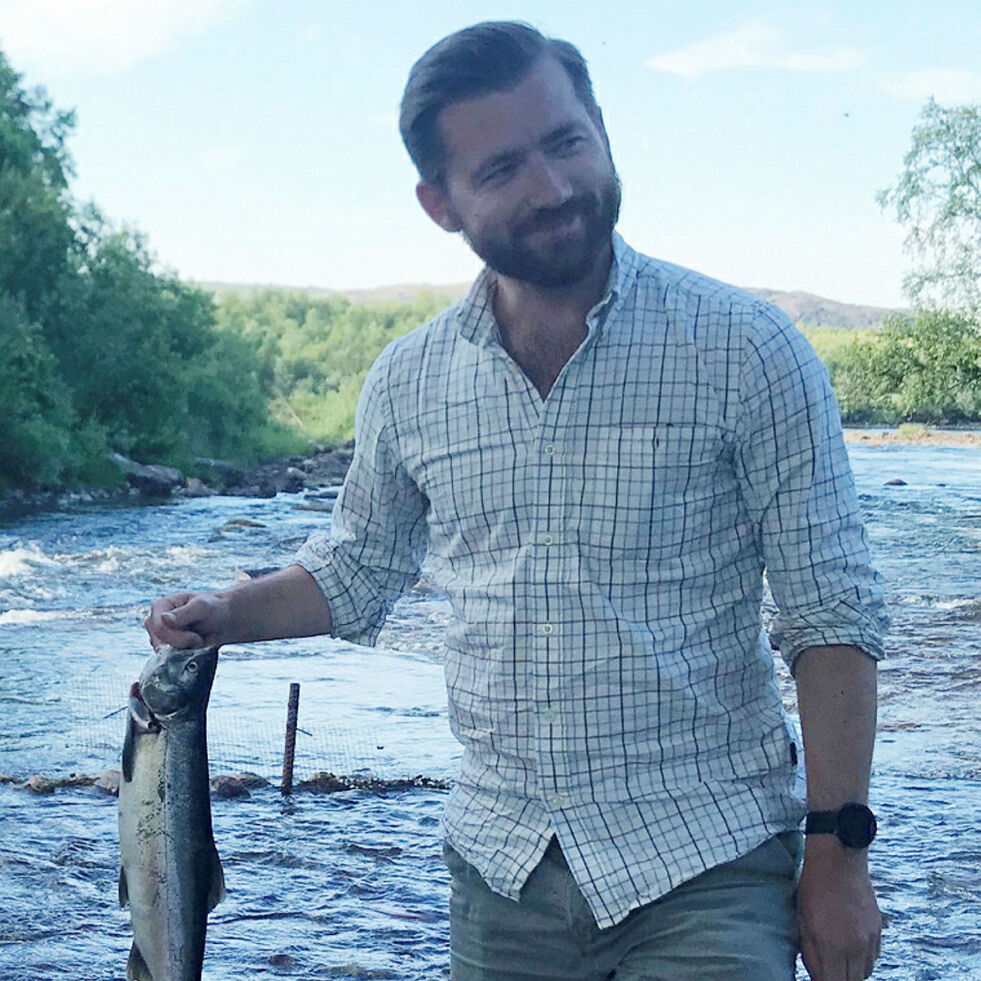 «No fish» - Sveinung Rotevatn har lagt frem Venstres alternative budsjett som ikke inneholder noe samisk, utenom et følgekutt på én million.
 Foto: Privat