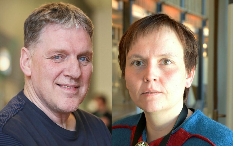 Finn­mark Sen­ter­par­ti­ets topp­kan­di­da­ter til høst­ens stor­tings­valg, Geir A. Iver­sen og Nan­cy P. Anti, er kla­re på at par­ti­et går inn for å split­te stor­fyl­ket Troms og Finn­mark. – Noen ny fol­ke­av­stem­ning er ikke ak­tu­elt, sier de. 
Foto: Rag­ne B. Lys­aker; Sen­ter­par­ti­et/Stei­nar Sol­aas