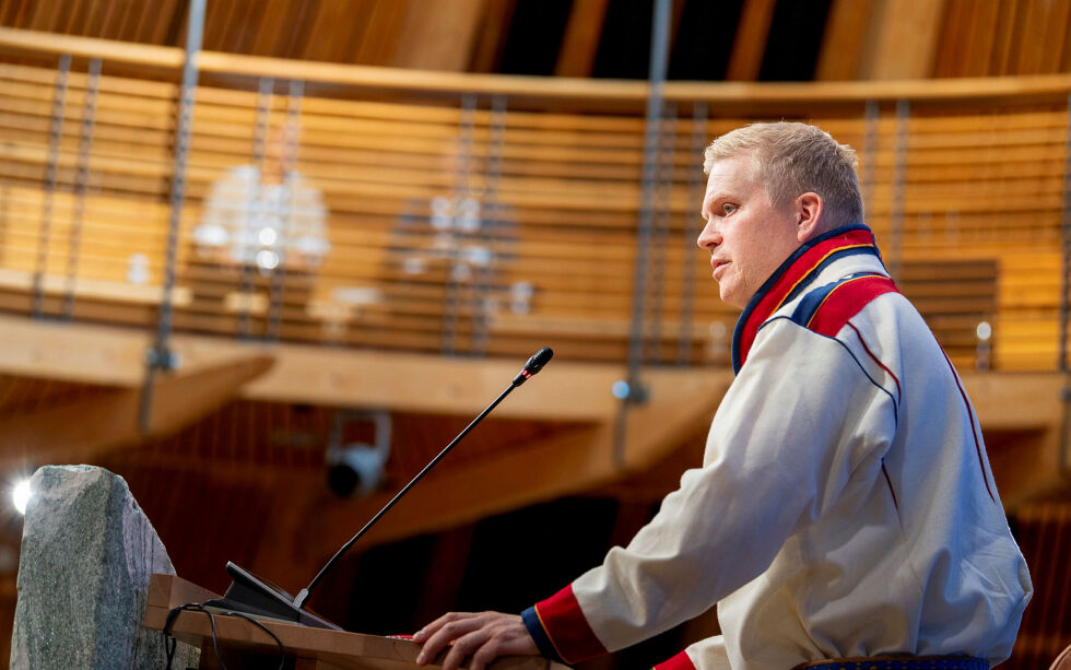 – Man kan ikke si at motorferdsel kan tillates på et etnisk grunnlag. Det skal gå på lokalbefolkningens grunnlag, argumenterte sametingsrepresentant Ronny Wilhelmsen (Ap).
 Foto: Cecilie Bergan Stuedal