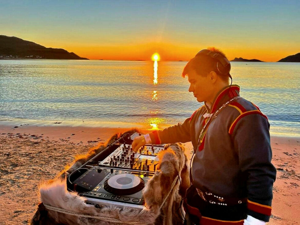 Fra prosjektet Techno Áhcci med DJ Idja.
 Foto: Elisabeth Rasmussen/Wonderline