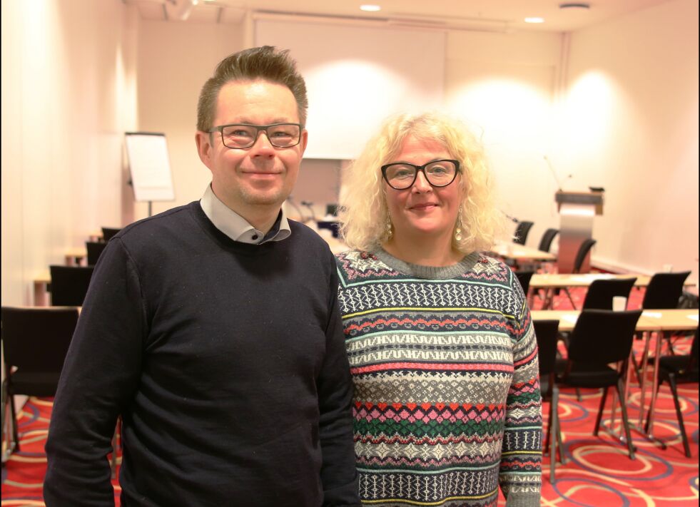 Raymond Robertsen og Bente Haug er tilbake i "sjefsstolene" i FeFo etter to år som "menige" styremedlemmer.
 Foto: Eirik Palm