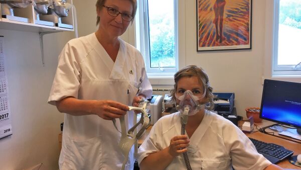 Stadig flere sover med maske grunnet pustestopp