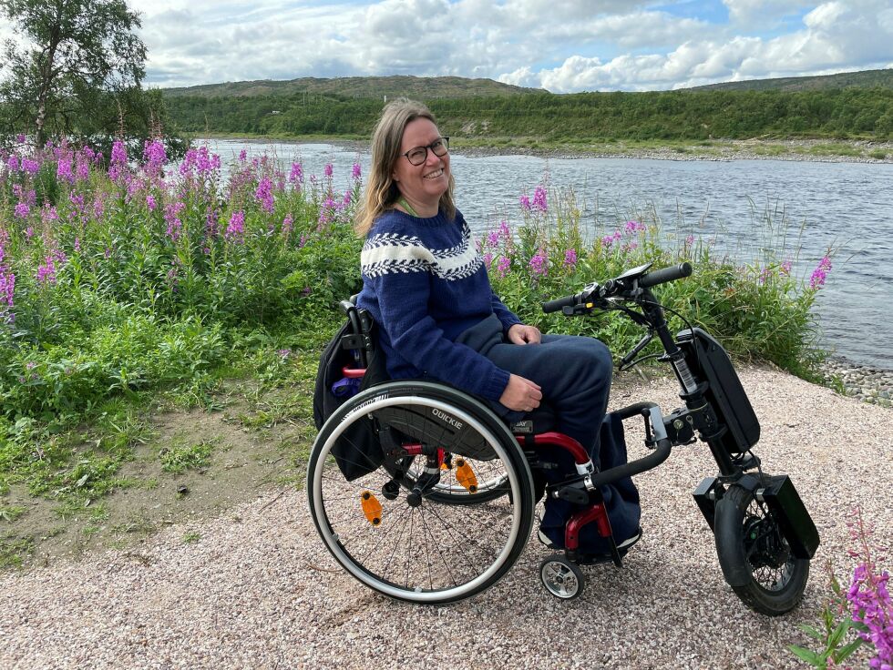 Linda Ramona Olsen var i en ulykke i slalåmbakken i Karasjok som 14-åring.
 Foto: Birgitte Wisur Olsen