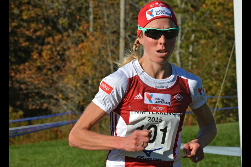 TIL TOPPS:

Kristin Størmer Steira imponerte da hun løp inn til gull under NM i terrengløp i Oslo i helga. Det gjør henne høyaktuell for EM i desember.
 Foto: Svein Halvor Moe