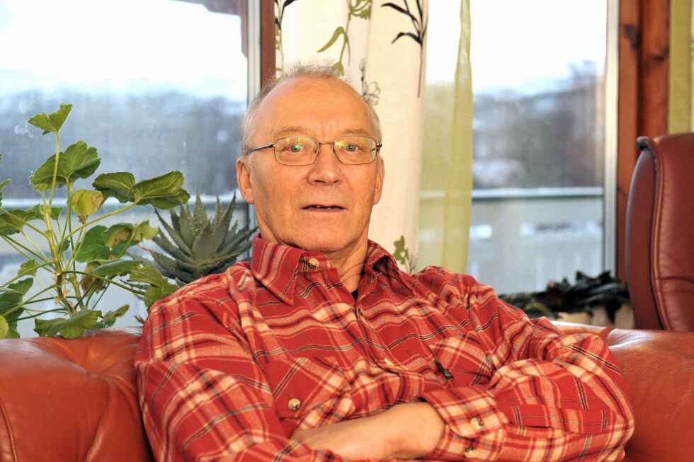 Forfatter av innlegget, Trygve Nilsen, Olderfjord.
 Foto: Oddgeir Johansen (arkiv)