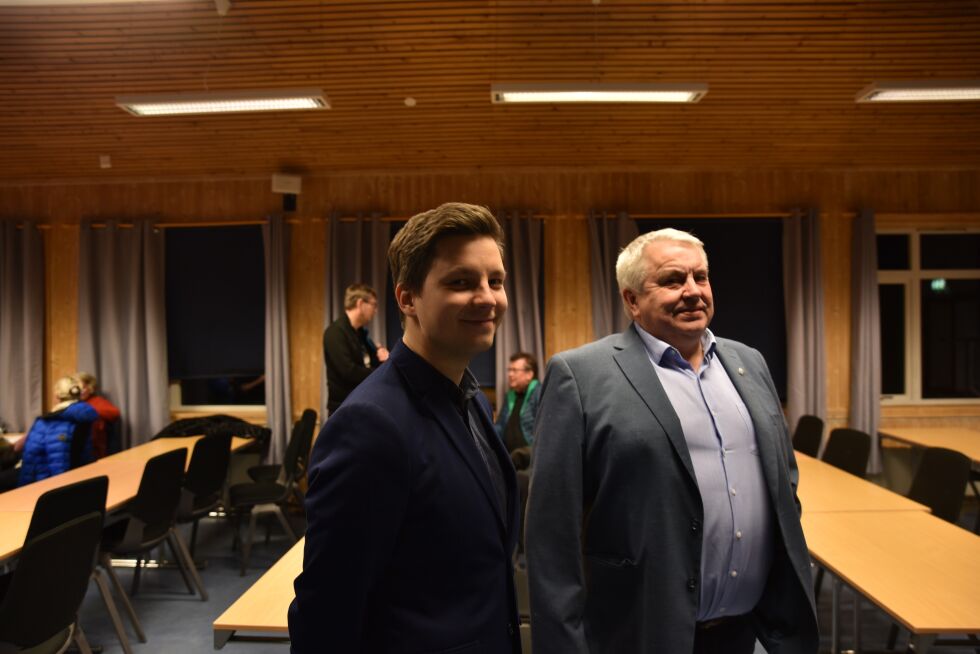 Jonas Nymo og Bjørnar Pedersen er de to toppkandidatene som er lansert. Nå avgjøres det hvem Porsanger Høyre vil ha.
Foto: Lars Birger Persen