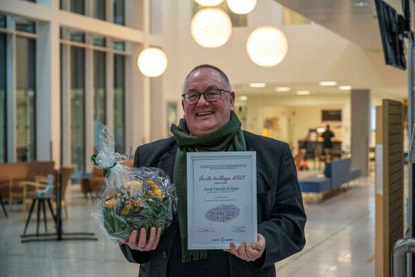 Knut Harald ble Årets kollega i Helse Nord