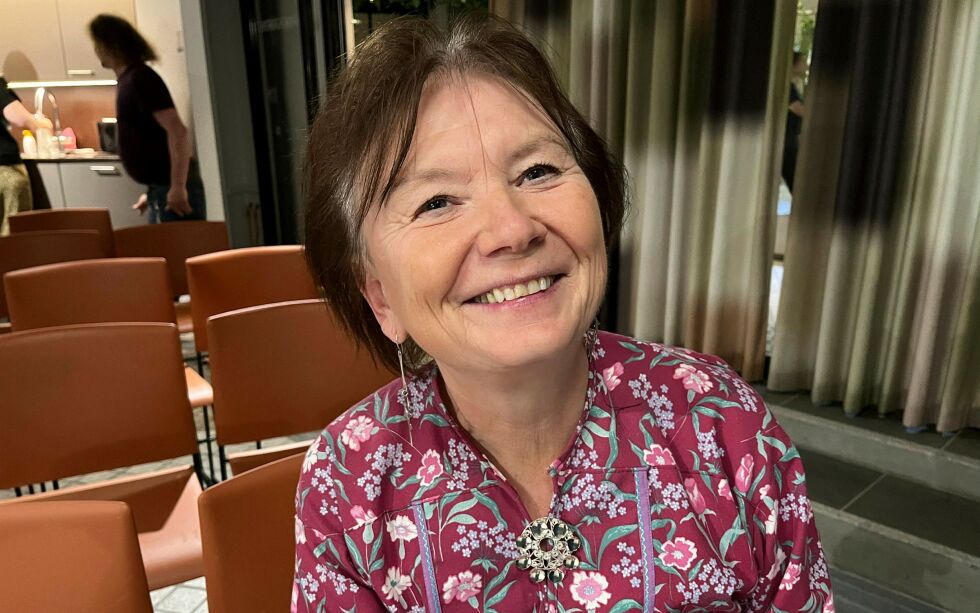 Le­der av Mun dajan – For­en­in­ga sam­iske for­fat­te­re, Ire­ne Larsen.
 Foto: Elin M. Wersland