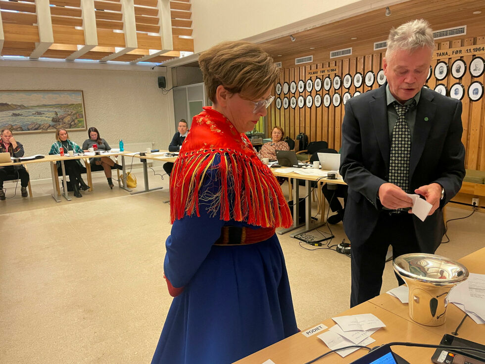 I oktober ble det skriftlig avstemning om TF-valget i kommunestyret. I februar venter omkamp etter krav fra Samelista støttet av Ap.
 Foto: Birgitte Wisur Olsen