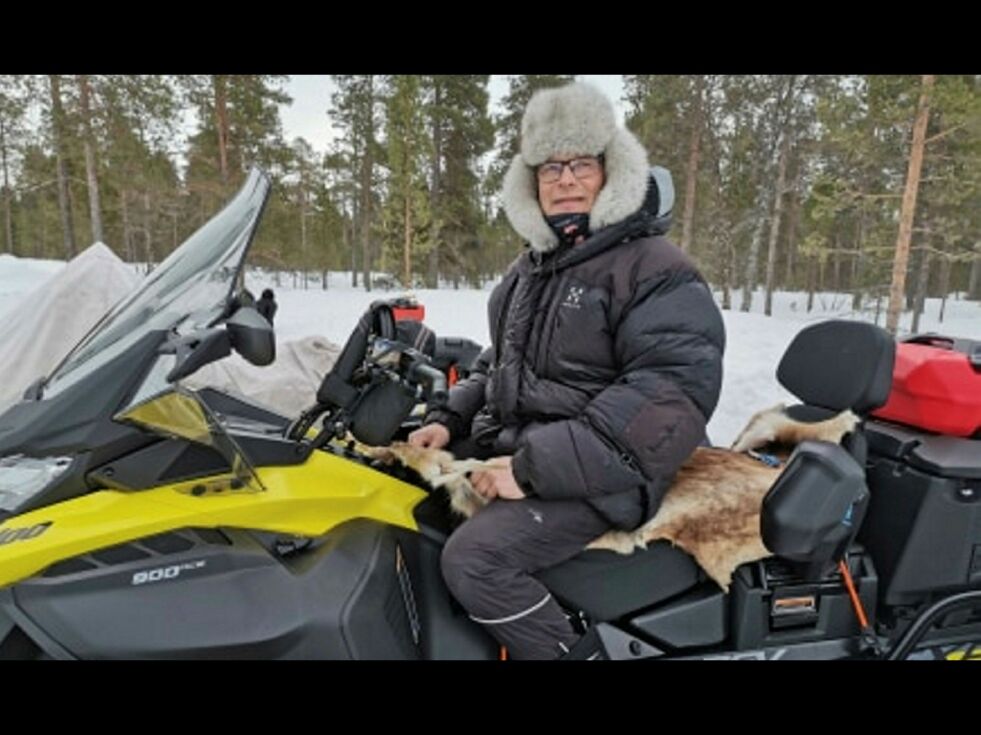 Øisten Killi tror en konsekvens av inndratte skuter-disper for folk utenifra Kautokeino blir at smitterisikoen blir større ved at folk i stedet kjører i åpne løyper. Foto: privat